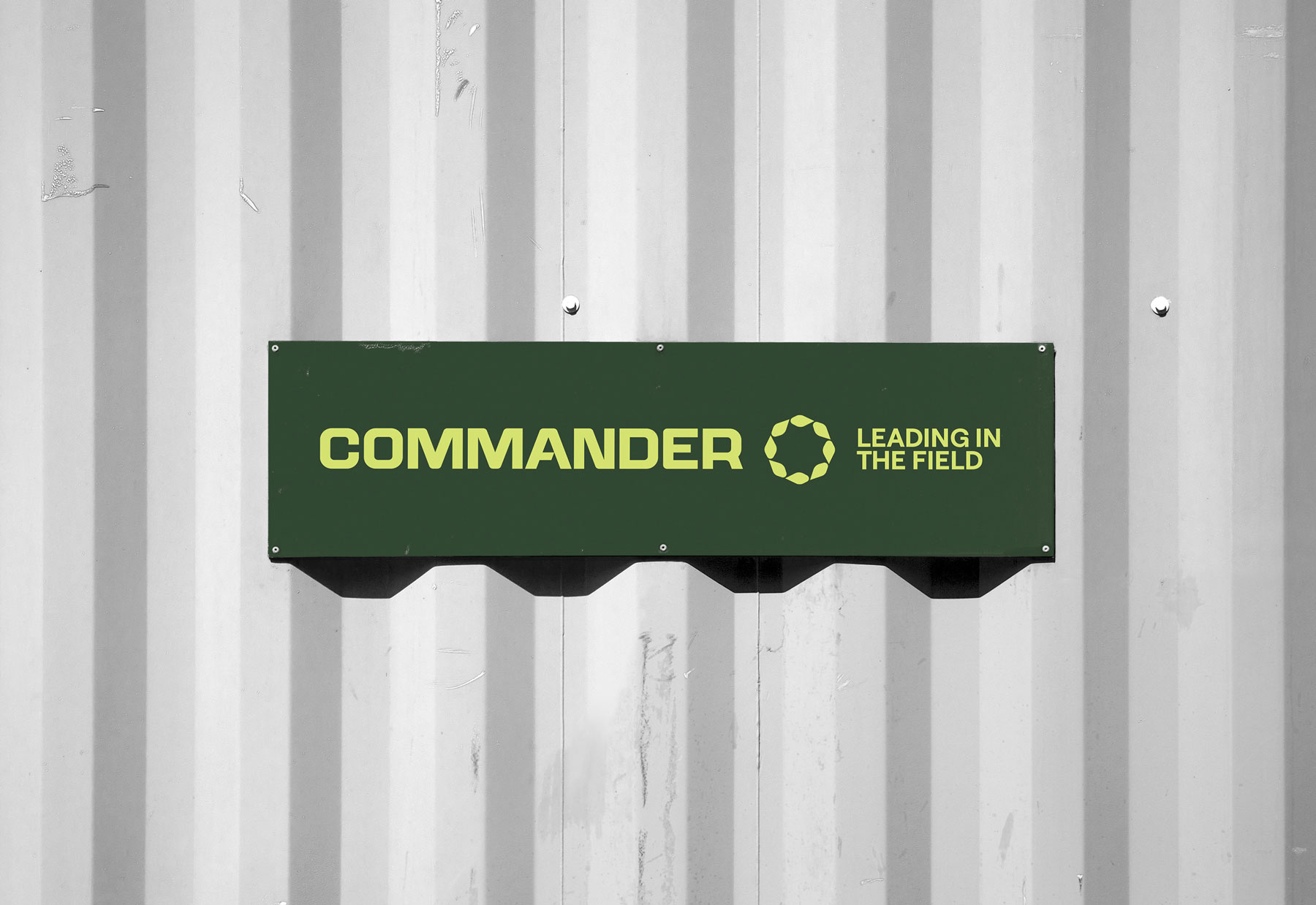 Commander Agriculture logo and brand design
